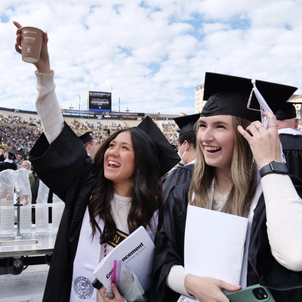 Students, parents, families, faculty, staff, guests and leadership celebrate their accomplishments at the commencement ceremony