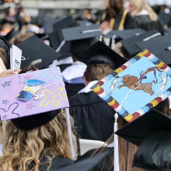 Students, parents, families, faculty, staff, guests and leadership celebrate their accomplishments at the commencement ceremony