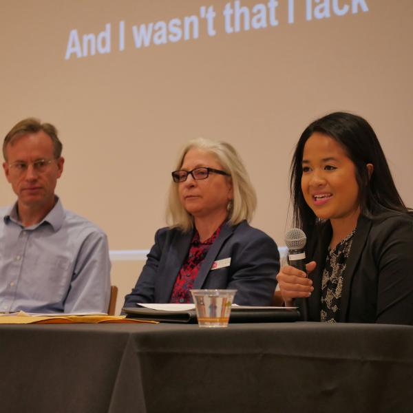 Panelists speak at the Fall 2016 Diversity and Inclusion Summit