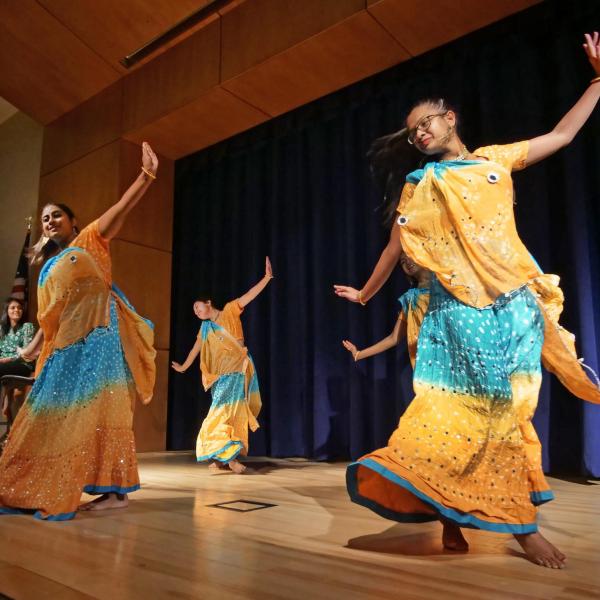 Dancers perform during the CU Live! Student Performances session at the Diversity and Inclusion Summit. Photo by Casey A. Cass.