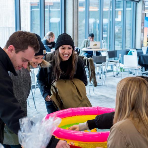 The Rubber Ducky event at CU Boulder's annual Engineering Week. Photo by Patrick Campbell.