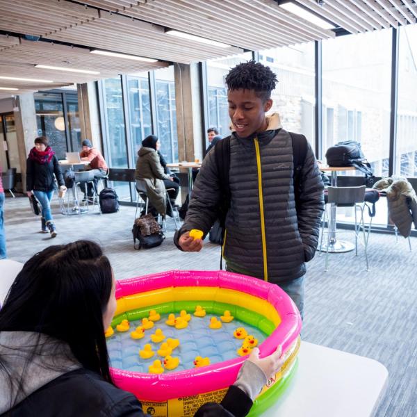 The Rubber Ducky event at CU Boulder's annual Engineering Week. Photo by Patrick Campbell.