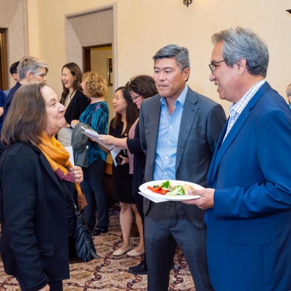 Faculty attend the 2019 fall convocation celebrating faculty. (Photo by Patrick Campbell/University of Colorado)