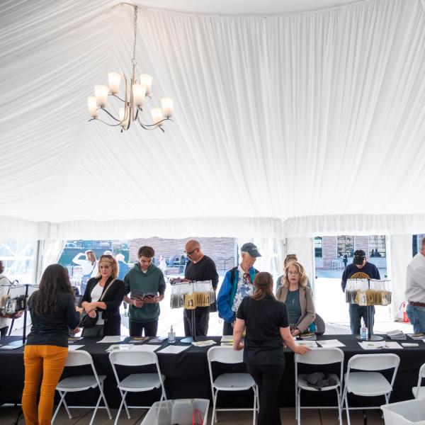 Families converged on the CU Boulder campus for the 2019 Family Weekend festivities on Oct. 4, 2019. (Photo by Patrick Campbell/University of Colorado)