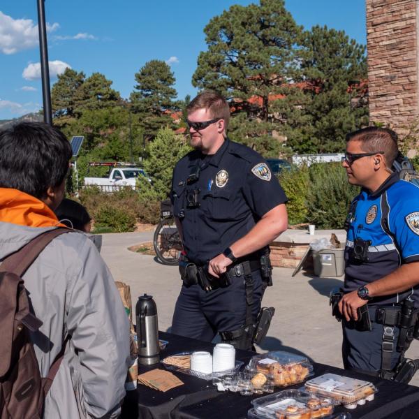 Families converged on the CU Boulder campus for the 2019 Family Weekend festivities on Oct. 4, 2019. (Photo by Patrick Campbell/University of Colorado)