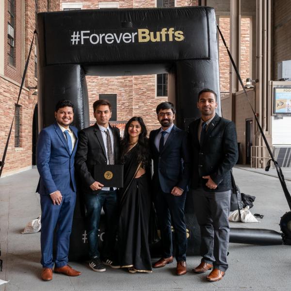 Graduation Appreciation Days photo-ops in and around Folsom Field at CU Boulder. (Photo by Patrick Campbell/University of Colorado)