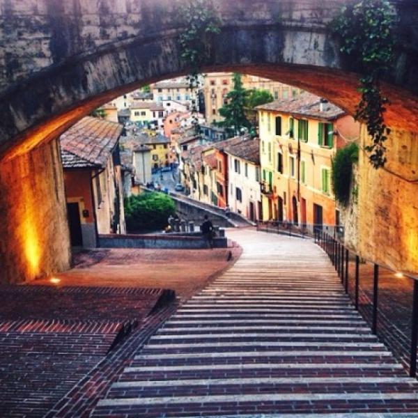 Stairway to Heaven in Perugia, Italy (Photo by Kelsey Chabolla)