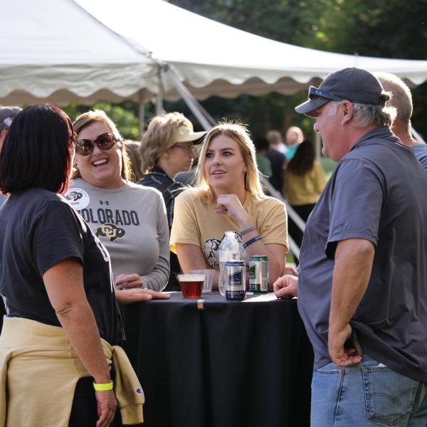 Tailgating during Family Weekend 2017
