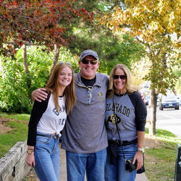Tailgating during Family Weekend 2017