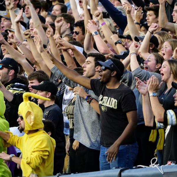 Family Weekend football game against University of Arizona