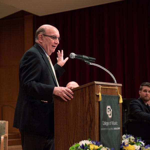 Imig Music building groundbreaking