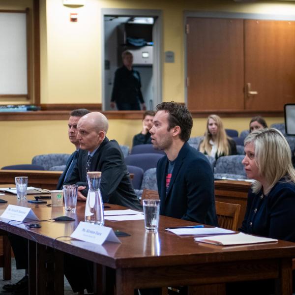 The University of Colorado Law School hosts a field hearing of the House Judiciary Subcommittee on Antitrust, Commercial and Administrative Law on Friday, Jan. 17, 2020. (Photo by Patrick Campbell/University of Colorado)