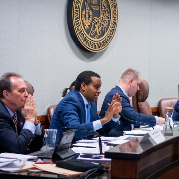 The University of Colorado Law School hosts a field hearing of the House Judiciary Subcommittee on Antitrust, Commercial and Administrative Law on Friday, Jan. 17, 2020. (Photo by Patrick Campbell/University of Colorado)