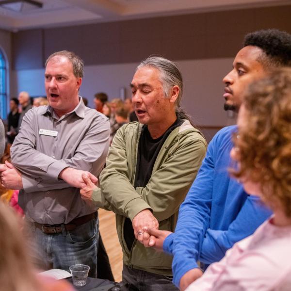 A scene from the 2020 Martin Luther King Day celebration at the University Memorial Center on Jan. 20, 2020. (Photo by Patrick Wine/University of Colorado)