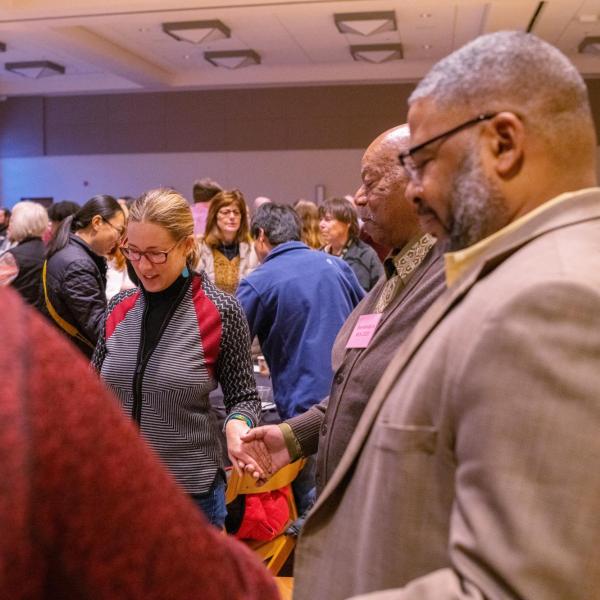 A scene from the 2020 Martin Luther King Day celebration at the University Memorial Center on Jan. 20, 2020. (Photo by Patrick Wine/University of Colorado)