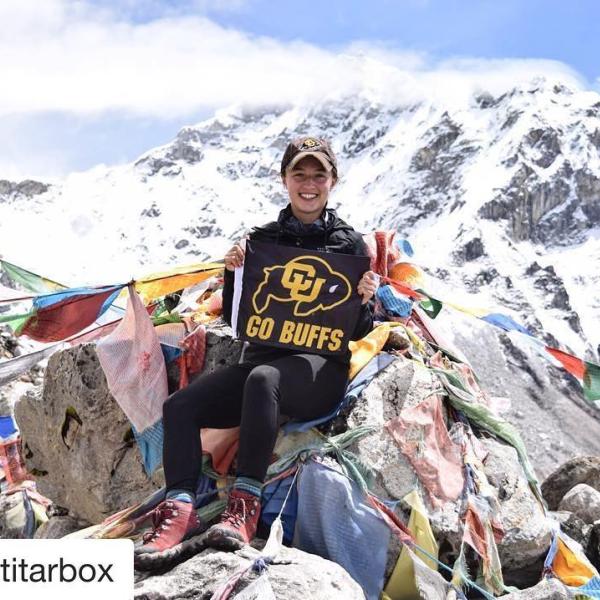 Sko Buffs from Everest Base Camp! | Credit @mattitarbox