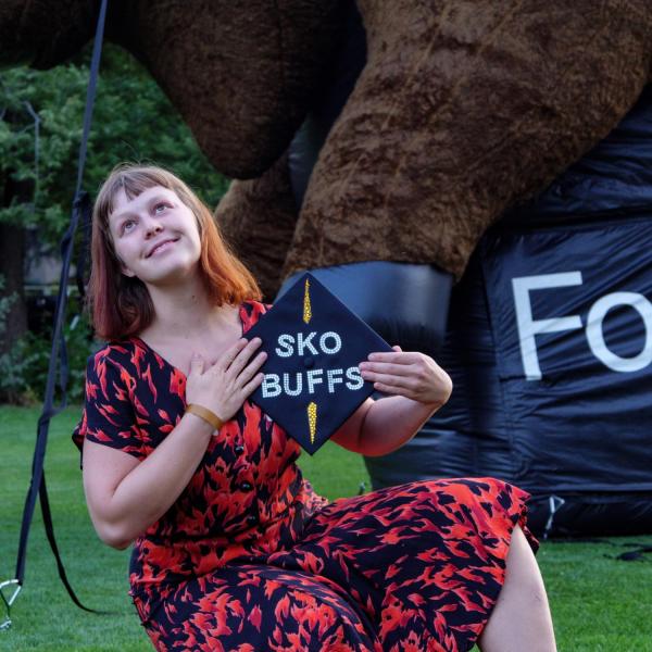 Graduates from the class of 2020 and 2021 gather for a celebratory evening at the Night on Norlin event on Sept. 17, 2021. (Photo by Glenn Asakawa/University of Colorado)