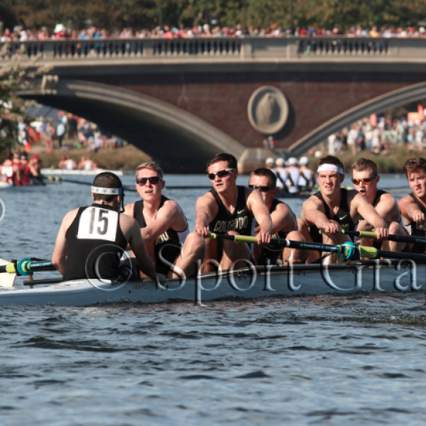 Cadet Holtestaul, Senior in Mechanical Engineering, is also a member of CU Boulder's Colorado Crew team.