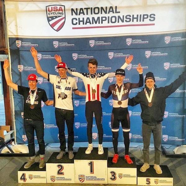 Congratulations to the @cu_cycling_team for taking 1st, 2nd, 4th, 6th, 7th, 8th, 12th and 22nd at nationals! Photo by @cuboulderrec.