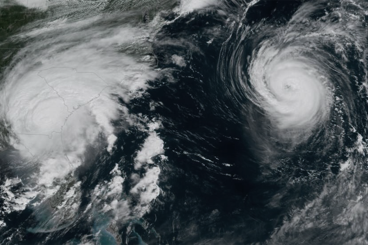 A Hurricane satellite picture
