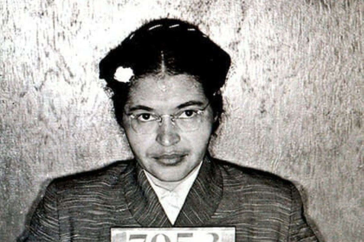Rosa Parks after her arrest