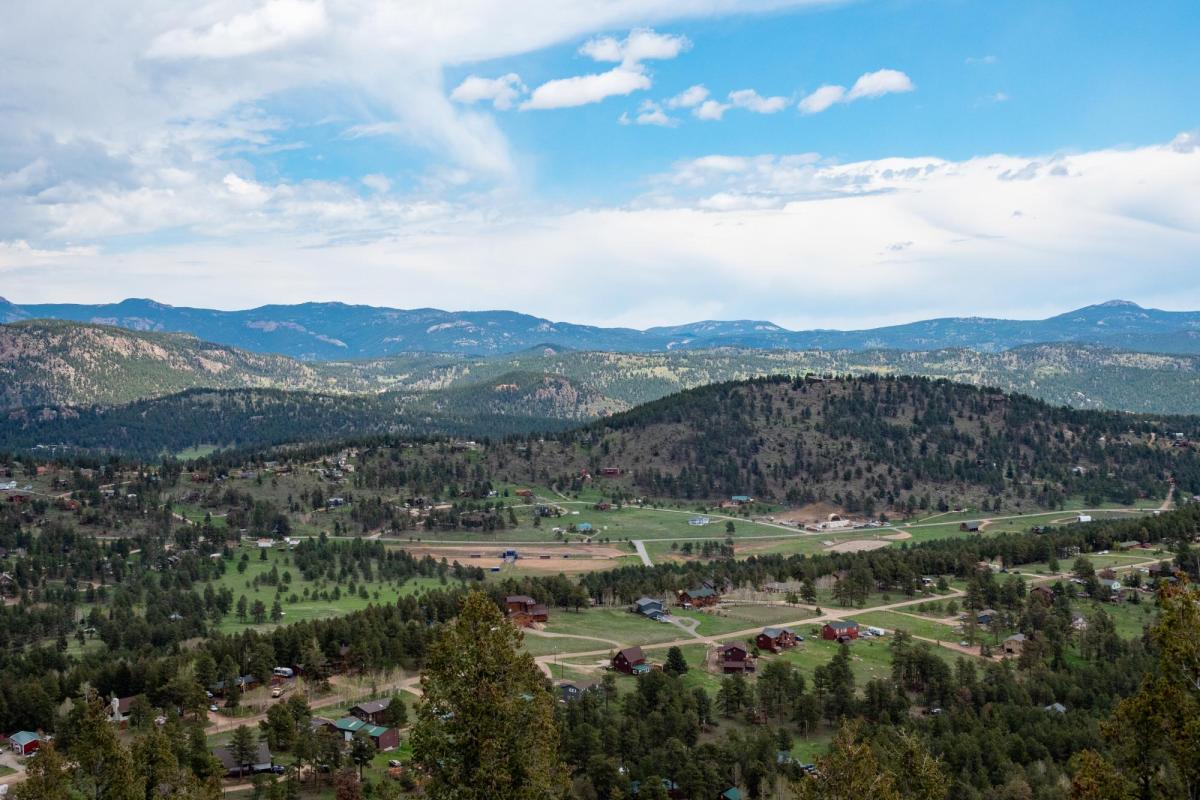 Overlooking the town of Bailey, Colorado (Photo by Patrick Campbell/University of Colorado)