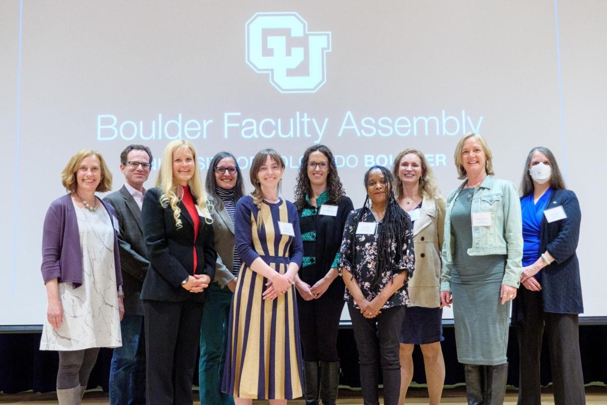 Boulder Faculty Assembly 2022 awardees