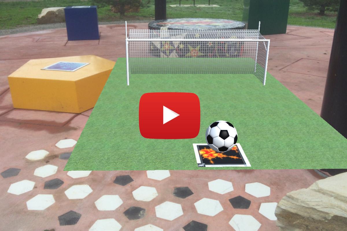 AR soccer ball
