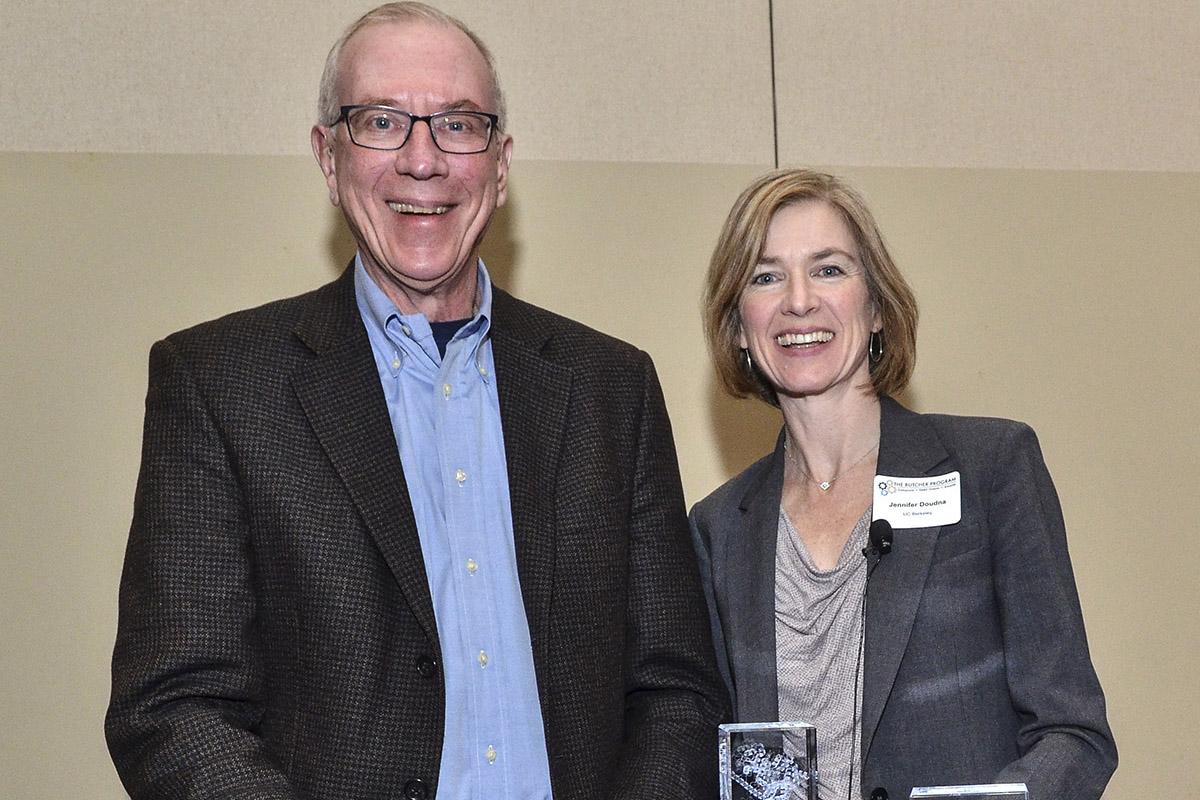 Tom cech and Jennifer doudna
