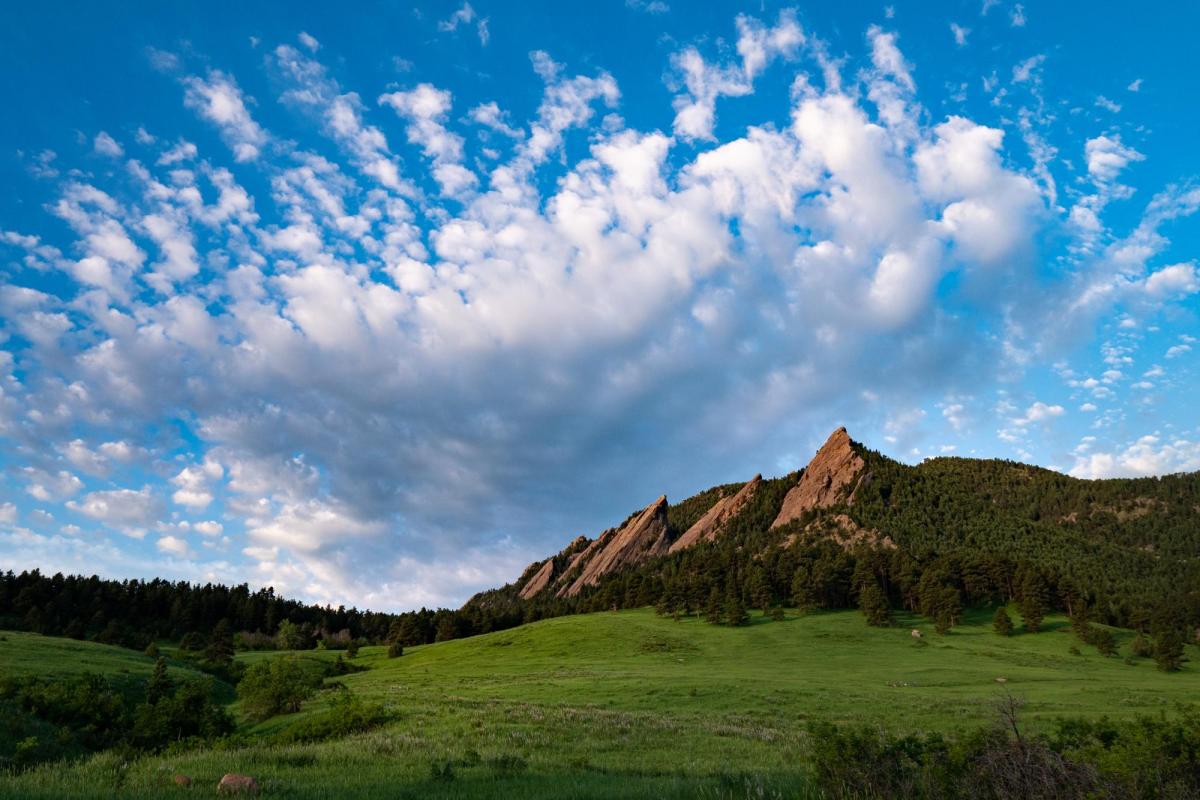 Flatirons during summer