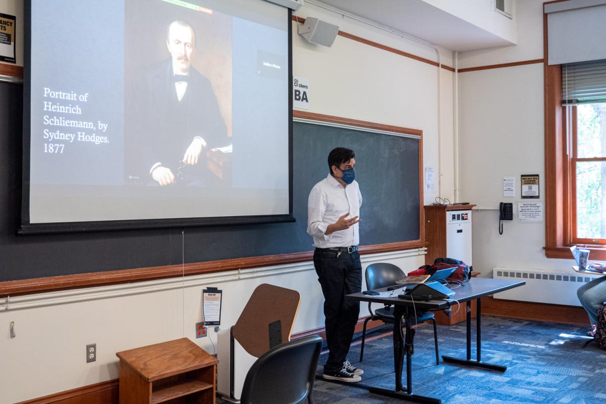 professor teaching class