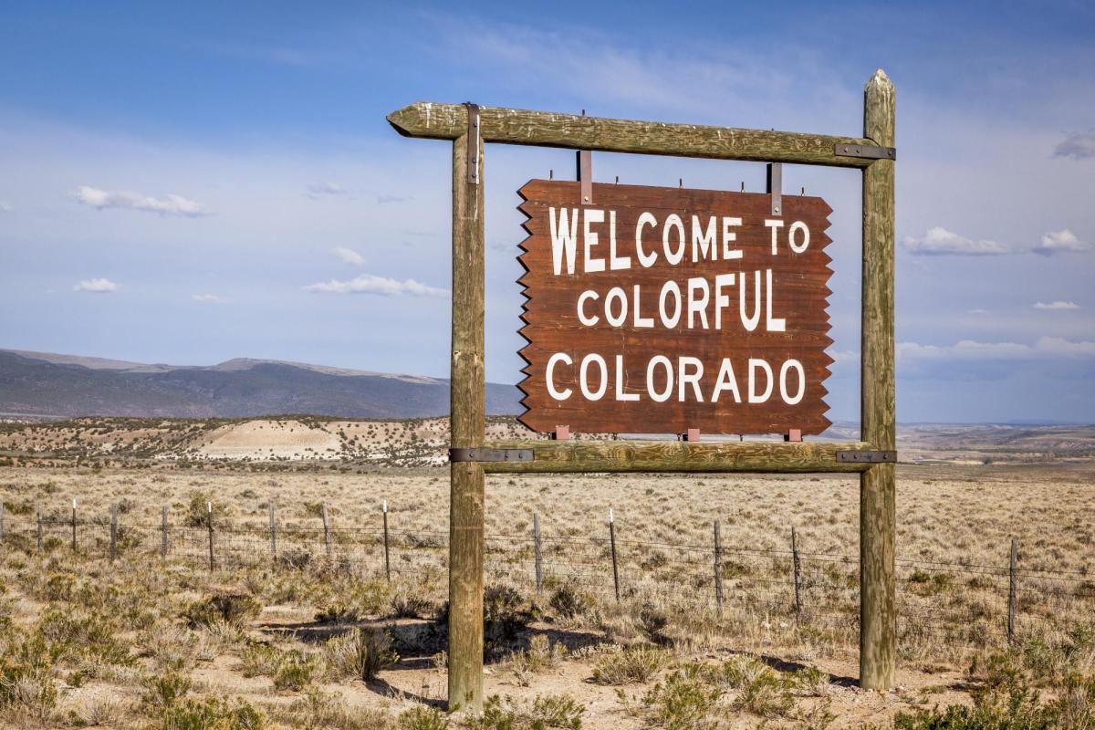 Welcome to Colorful Colorado sign