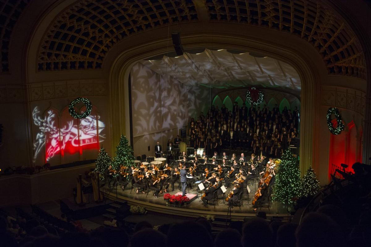 CU Boulder Holiday Concert in Macky Auditorium