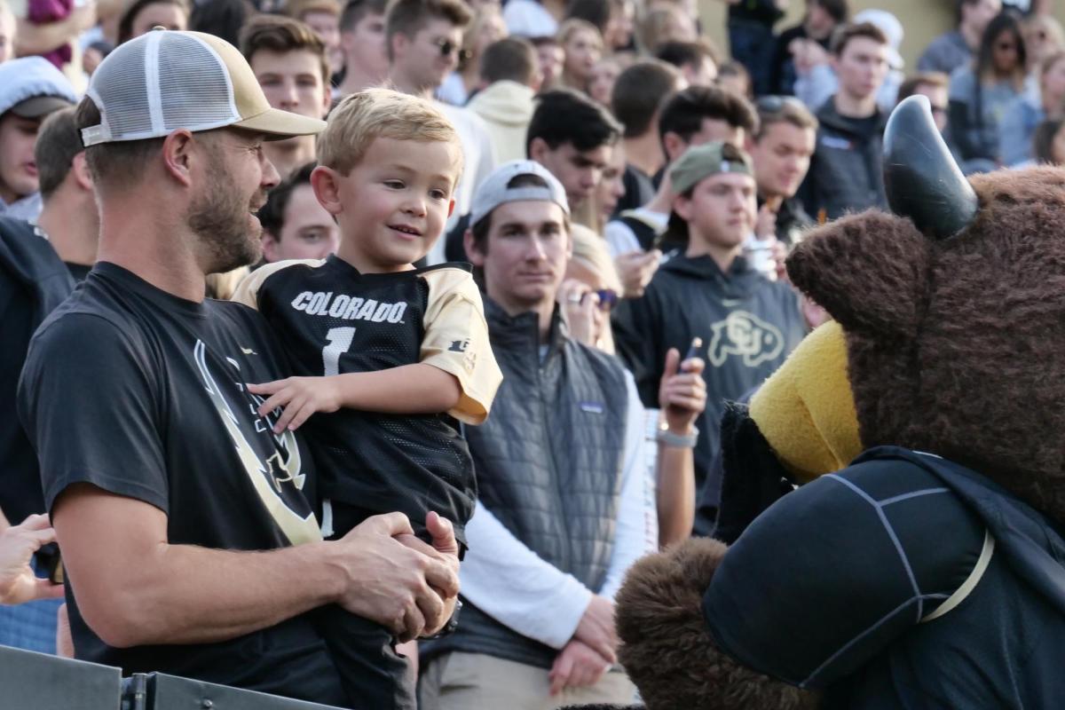 Families converged on the CU Boulder campus for the 2019 Family Weekend festivities on Oct. 4, 2019. (Photo by Casey Cass/University of Colorado)