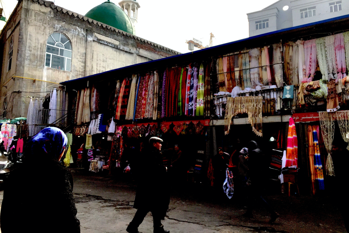 A Uighur market seen in China