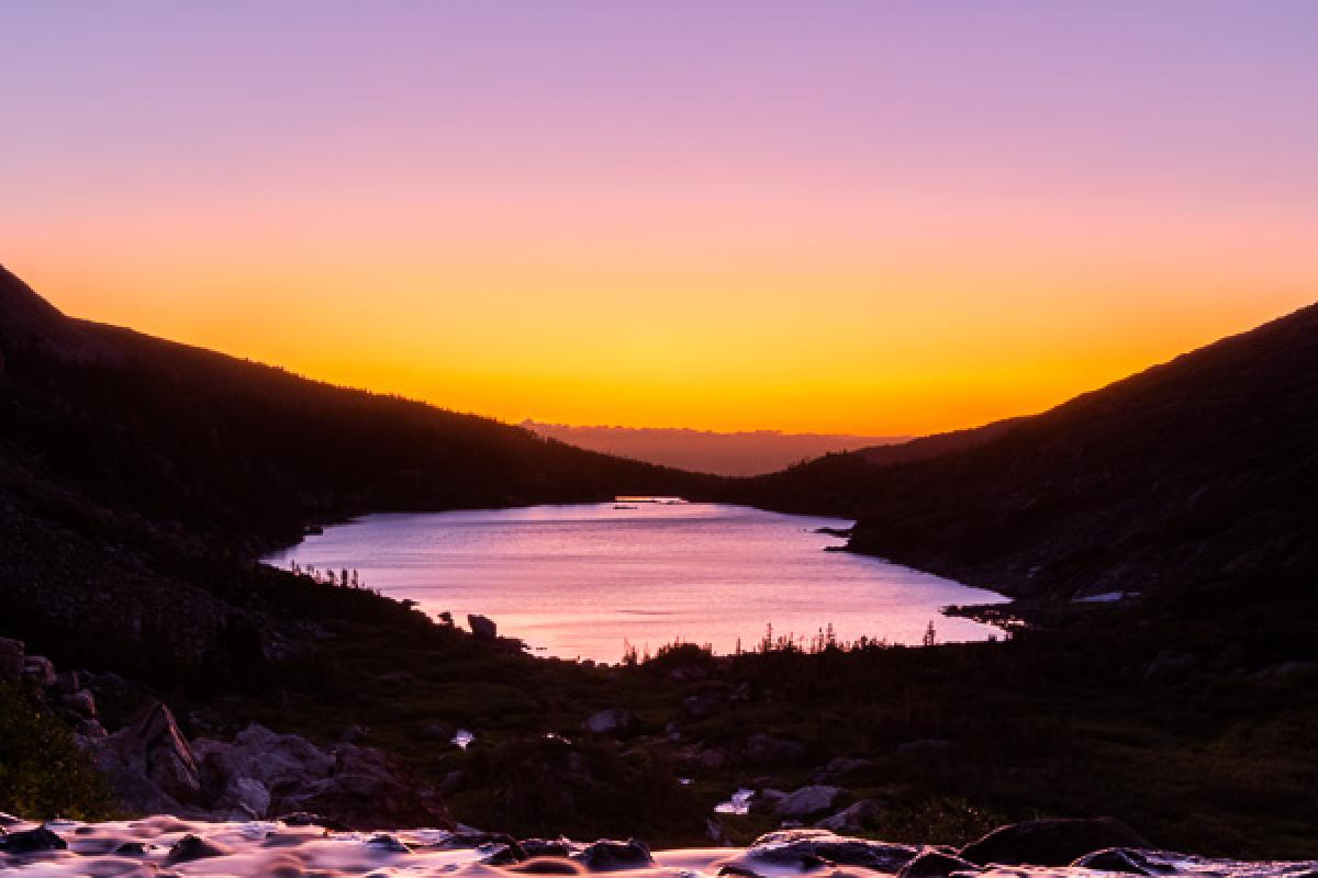 Sunrise in the Indian Peaks Wilderness