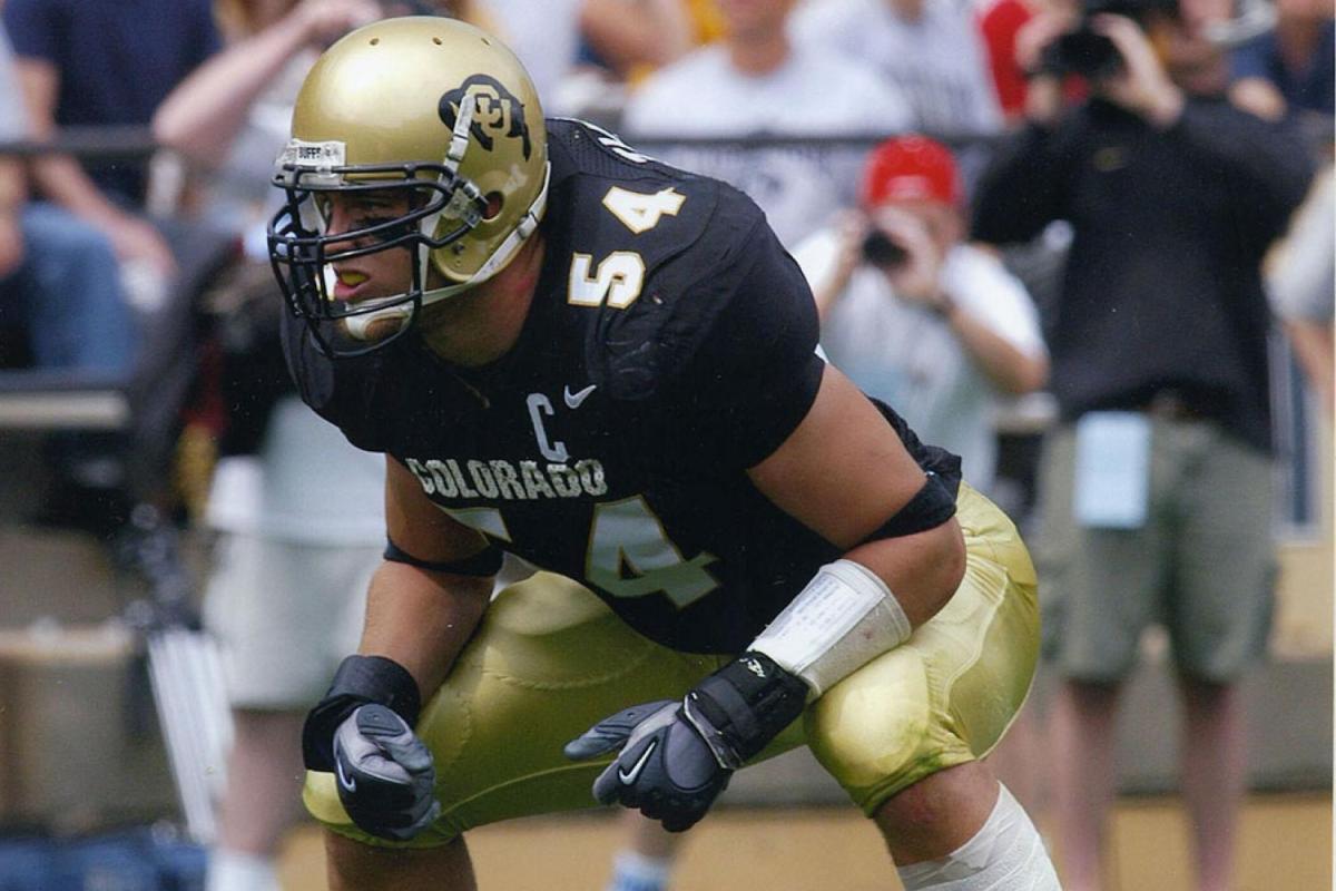 Sean Tufts on the football field