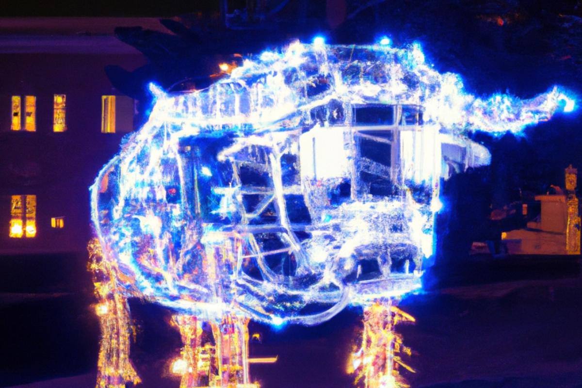 This robotic buffalo statue on the CU Boulder campus doesn't exist. The image was generated using DALL-E 2, an artificial intelligence platform launched by OpenAI in 2022.