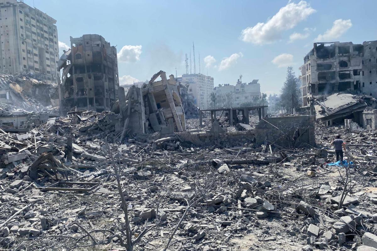 Damage in Gaza