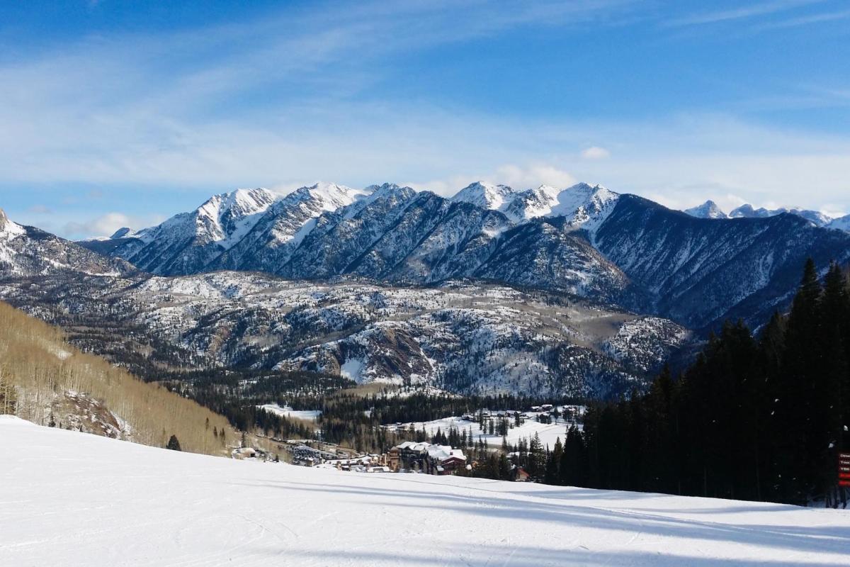 snowy mountains