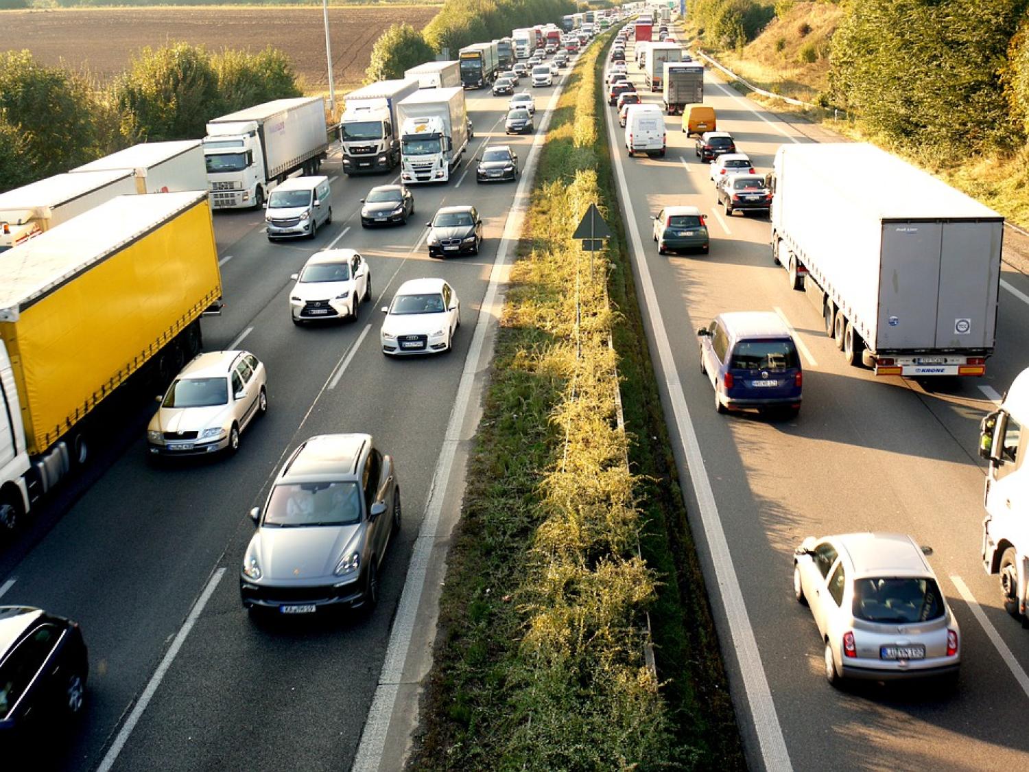 a traffic jam