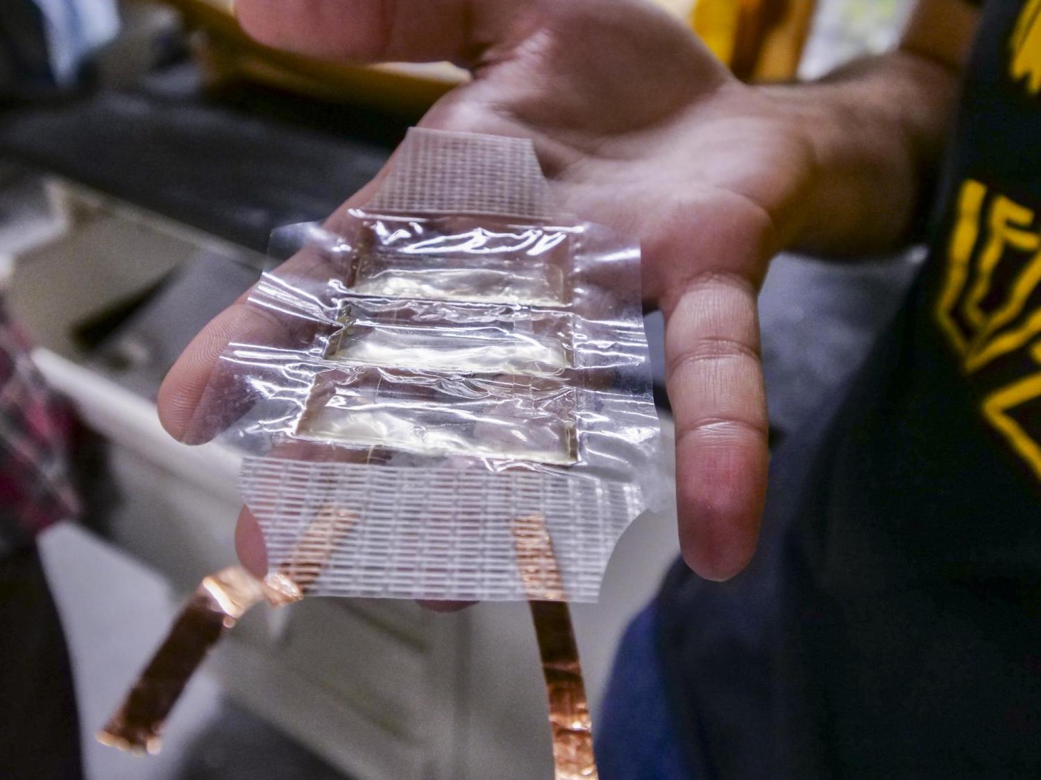 artificial muscle at the CU Boulder Engineering Center.