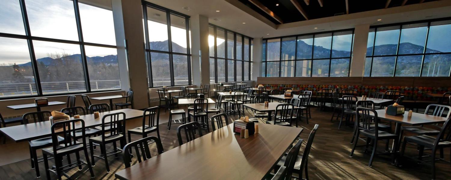 Village Center Dining and Community Commons west dining hall