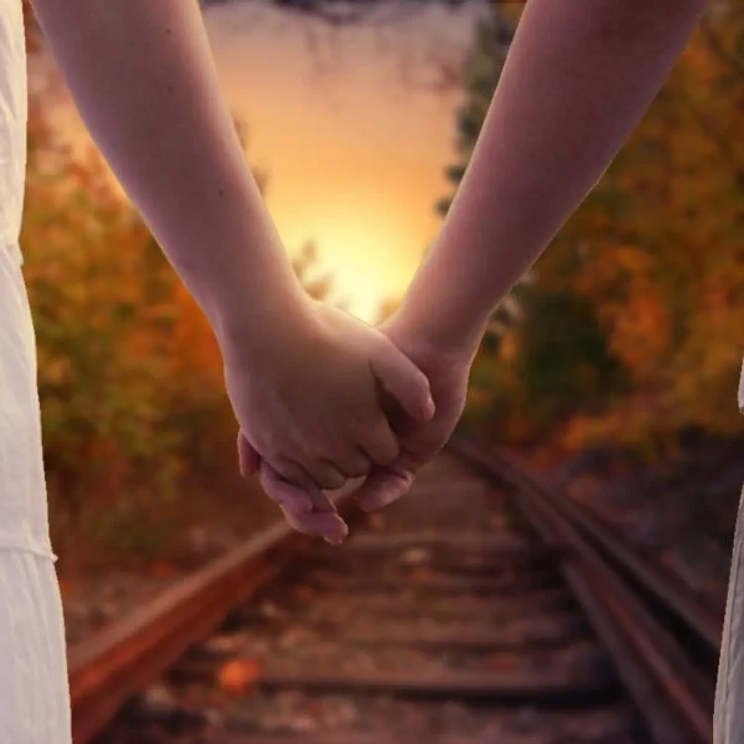 Holding hands
