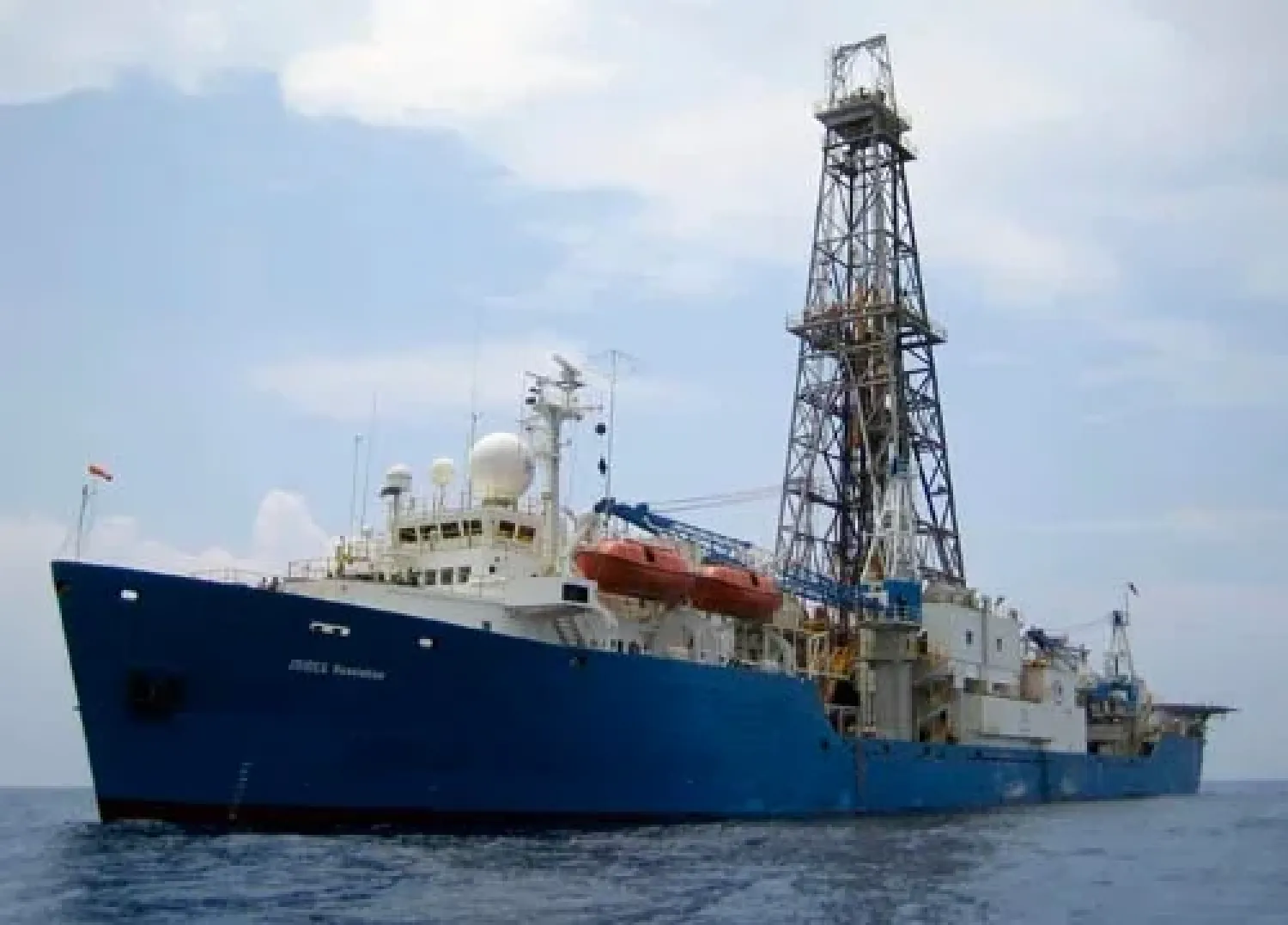 Ship on the ocean