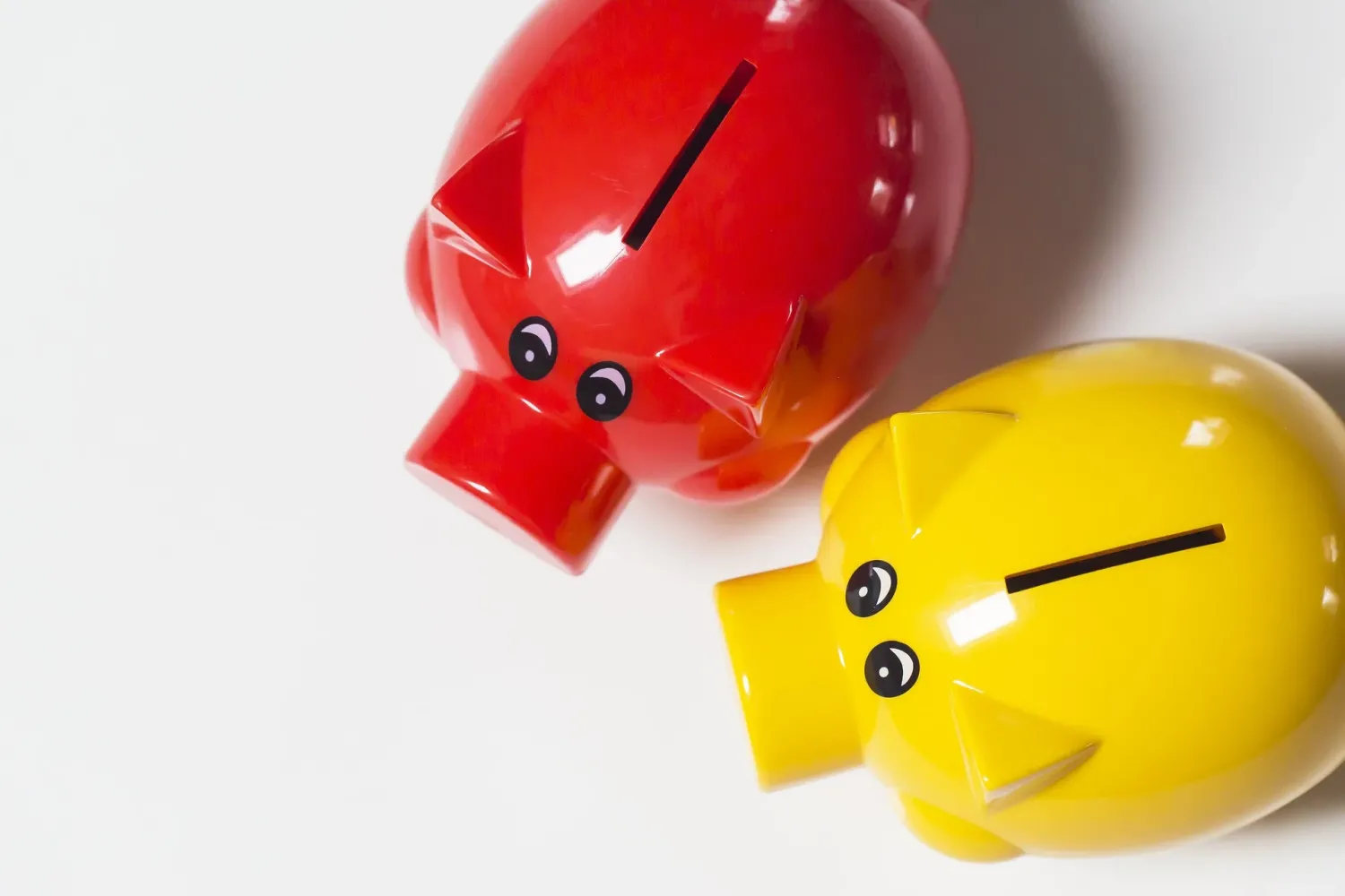 Two piggy banks