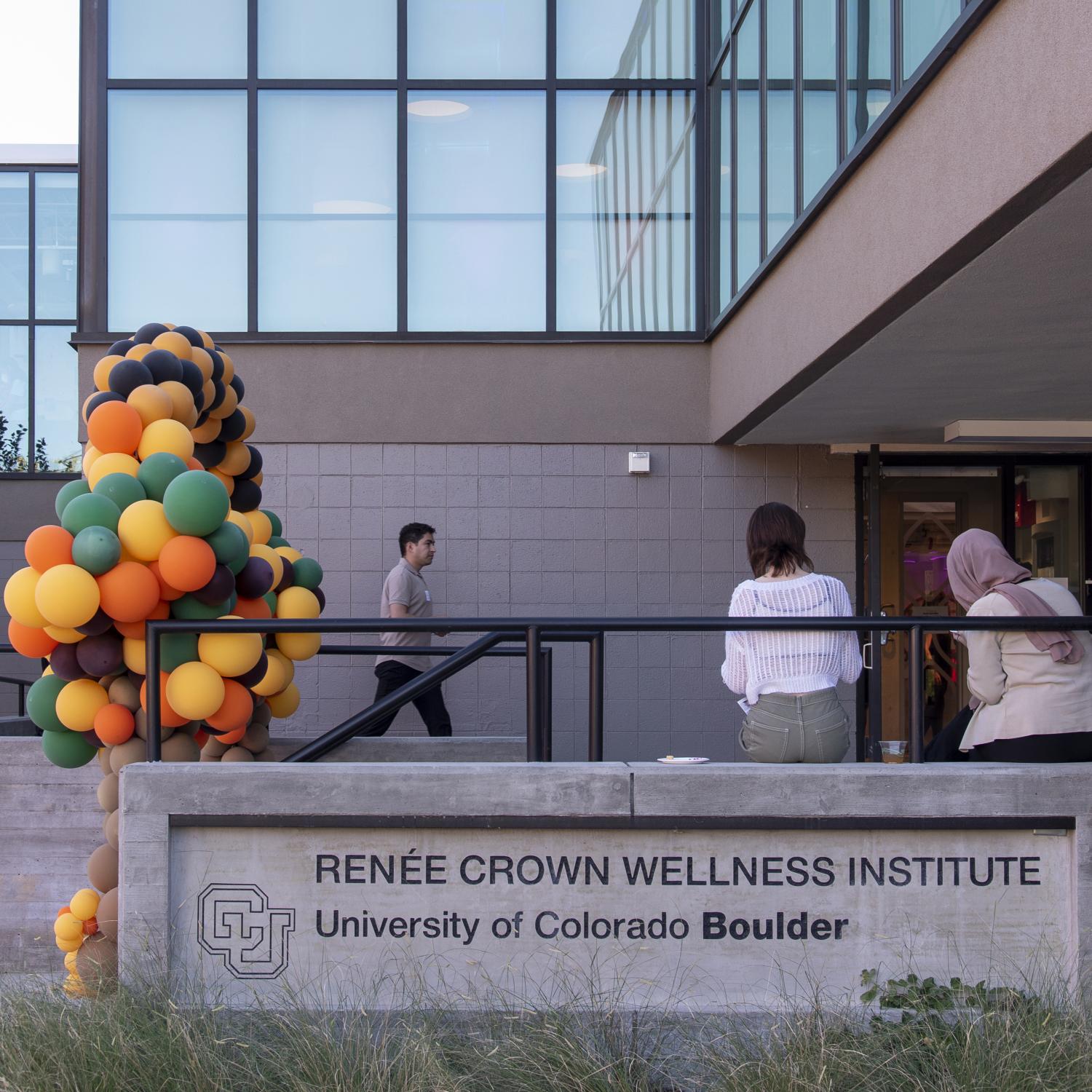 Renee Crown Wellness Institute entrance during grand opening