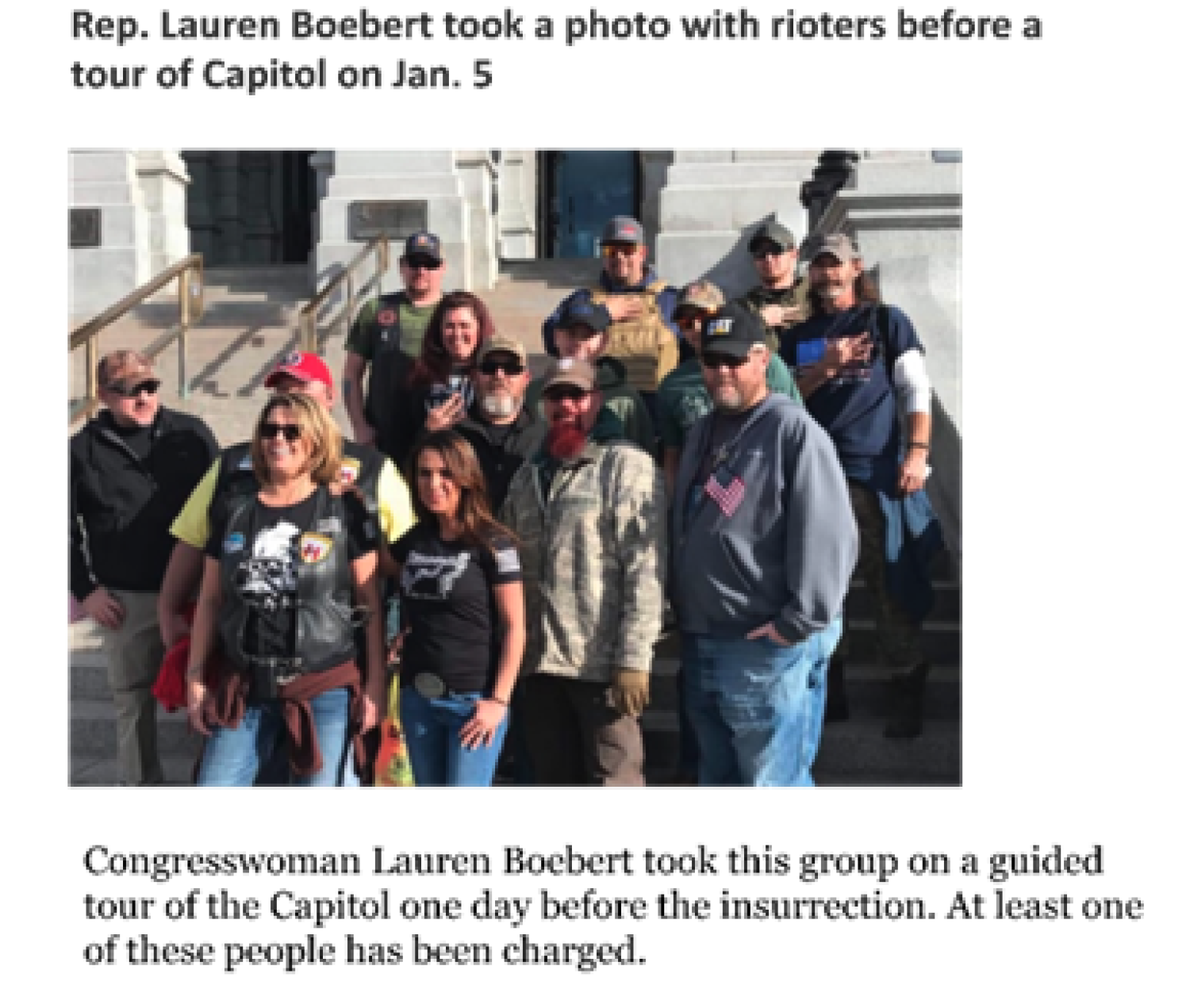 A fake news clip featuring Lauren Boebert