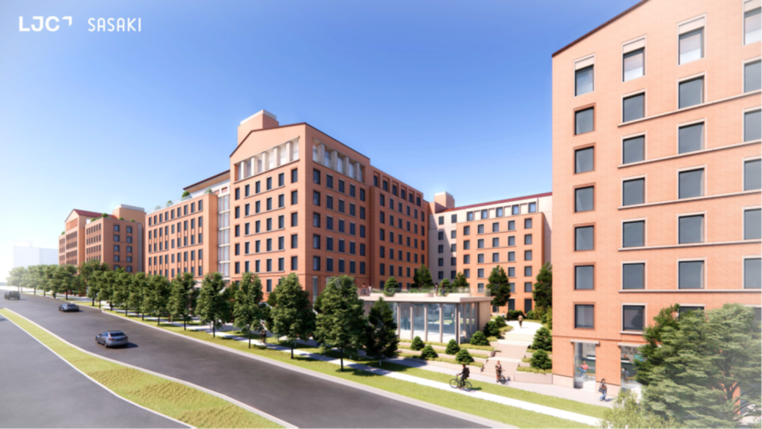 A rendering shows a student housing design along Colorado Avenue in Boulder.