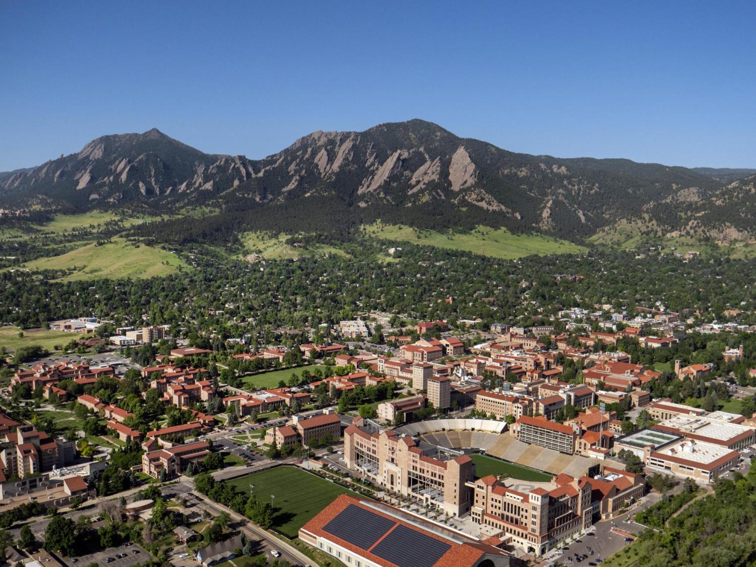 CU Boulder Campus Scenic